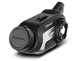 SENA 10C - Bluetooth 4.0 Stereo Headset mit integrierter Kamera für Motorräder - Kombination aus Helm-Kommunikationssystem und Action-Kamera