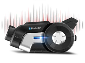 SENA 10C - Bluetooth 4.0 Stereo Headset mit integrierter Kamera fr Motorrder - Smart Audio Mix