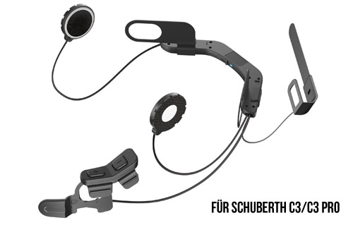 SENA 10U - Bluetooth 4.0 Stereo Headset completely built into special helmets of Schuberth, Shoei and Arai