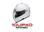 Das 10Upad für den HJC IS-17, HJC IS-MAX2 und den Shoei RF-1200 Helm bietet alle Funktionen eines Sena Bluetooth Headsets, ist aber von aussen nicht sichtbar - Foto 8