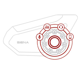 Sena 30K Adaptives Bluetooth Mesh-Netzwerk Kommunikationssystem - Das 30K übernimmt das Multitasking, damit Sie sich ganz auf die Fahrt konzentrieren können