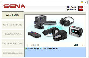 SENA Firmware Updates für alle Produkte und Sprachauswahl für die Sprachausgabe über den SENA Device Manager, Download, Anleitungen