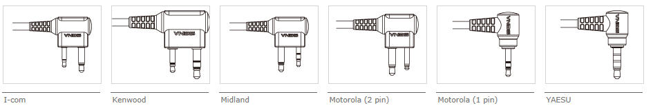 SR10 PPT optionale Stecker für Funkgeräte