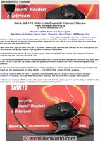 Test Teil 1 des Sena SMH10 Bluetooth Headsets von webBikeWorld