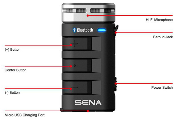 Details des Universelles Bluetooth Hi-Fi Mikrofon mit Interkom und bis zu 500m Reichweite.