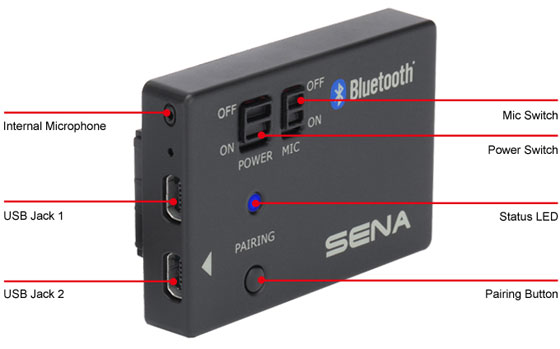 Details of the Sena Bluetooth Pack for GoProÂ® is a specially designed adapter for the GoPro® Hero3