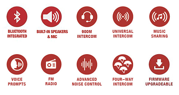 Features des Tufftalk Gehörschutz-Headset mit Bluetooth und Gegensprechanlage