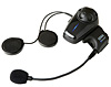 SENA Testsieger! - SMH10 Motorrad Stereo Bluetooth 3.0 Headset bis zu 900m Reichweite, Interkom Gegensprechanlage bis 4 Personen, Konferenz, Sprachausgabe, einfachste Steuerung über JogDial Dreh/Druckrad, mehrere spezielle Halterungen für alle möglichen Helme optional verfügbar 