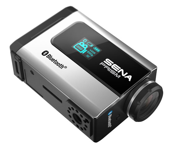 Details der SENA PRISM Bluetooth Action Cam