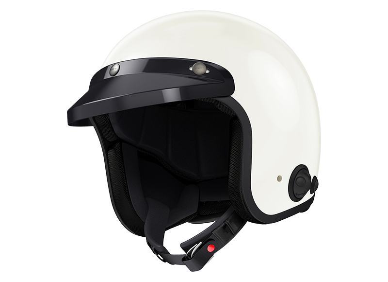 Sena Savage offener Jet-Helm mit integriertem Bluetooth und eingebauten HD-Lautsprechern Pro Foto 4