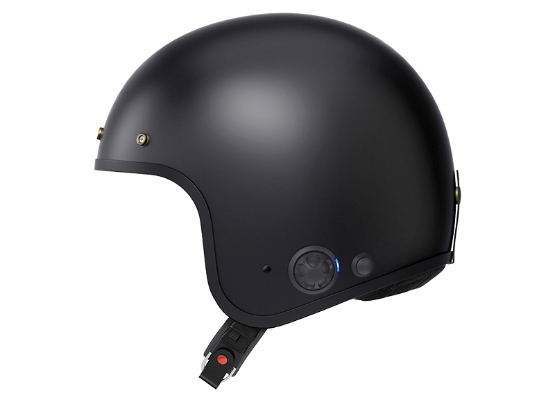 Sena Savage offener Jet-Helm mit integriertem Bluetooth und eingebauten HD-Lautsprechern