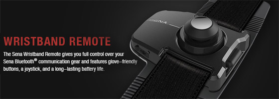 Sena SC-WR-01 Bluetooth 4.1 Wristband Remote for 20S, 10U, and 10C headsets