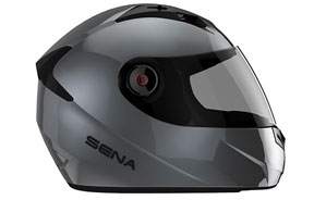 Sena Smart Helm mit integrierter, elektronischer Geräuschreduzierung sowie optionaler Bluetooth Interkom Anlage