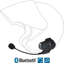 SMH10 - Bluetooth Stereo Headset und Intercom fürbis zu 4  Motorräder und bis zu 900m Reichweite