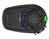 Sena SMH5 MultiCom Bluetooth 3.0 Headset designed to easily snap on and off of users helmets