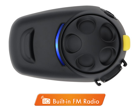 SMH5-FM Bluetooth v3 Class 1 Stereo Multipair Headset mit Intercom Bluetooth Sprechanlage und integriertem FM Radio