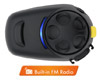 SENA SMH5-FM Motorrad Stereo Bluetooth 3.0 Headset bis zu 700m Reichweite, Interkom Gegensprechanlage bis 4 Personen, FM-Radio mit 10 Senderspeicher, Sprachausgabe, einfache Bedienung über JogDial Dreh/Druckrad