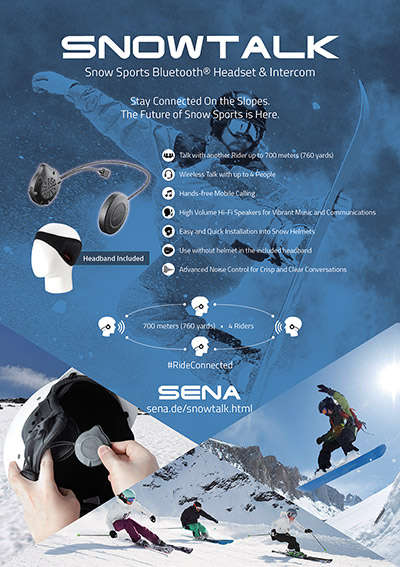 Details of the SENA Snowtalk Bluetooth 3.0 Headset for Snow Sports