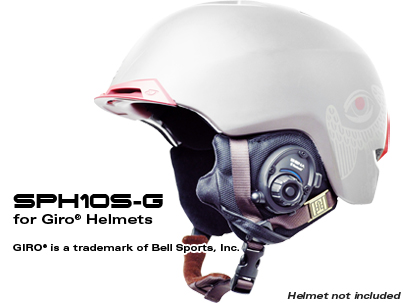 SPH10S Bluetooth v2.1 Class 1 Stereo Multipair Headset mit Intercom Bluetooth Sprechanlage für Giro® -, Ski- und Sporthelme