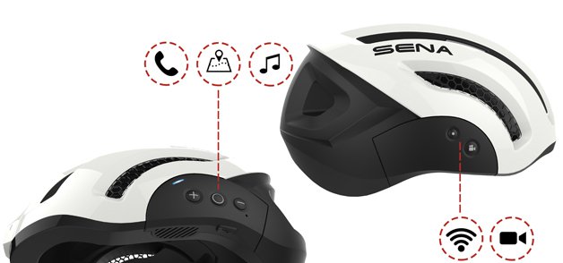 Sena X1 und X1 Pro Fahrradhelm mit integriertem Bluetooth und QHD-Kamera